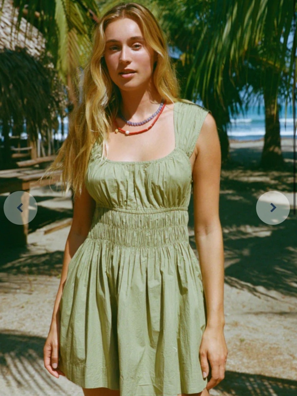 NWT Ciao Lucia Abella Dress in Khaki Size M